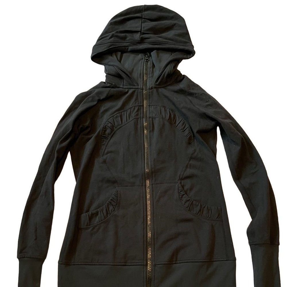 LULULEMON Full Zip Hooded Jacket *Black* Size 8